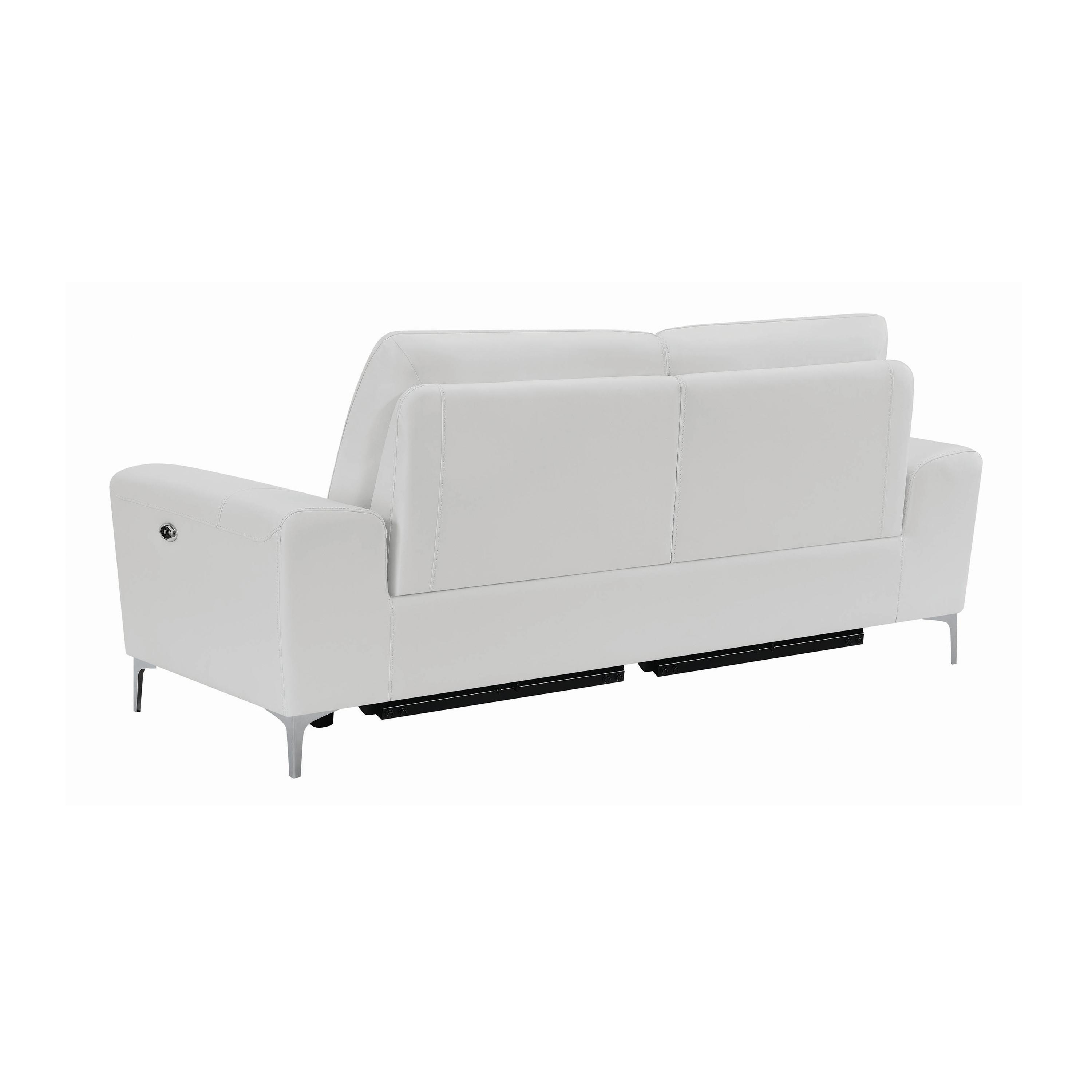 

    
Coaster 603394P Largo Power sofa White 603394P
