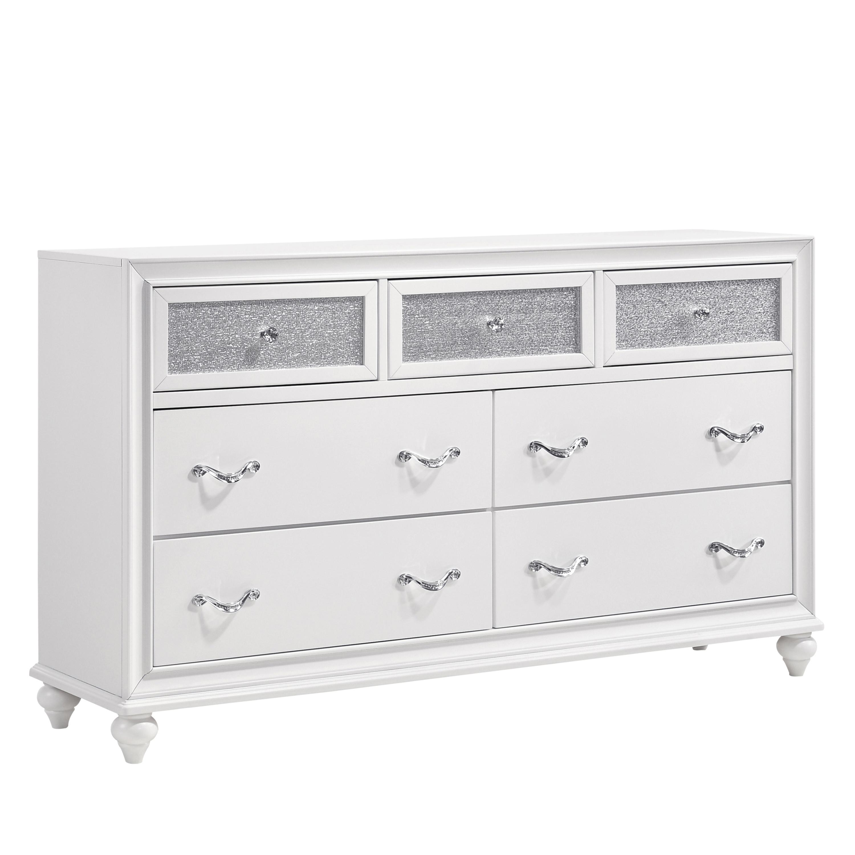 Modern Dresser 205893 Barzini 205893 in White 