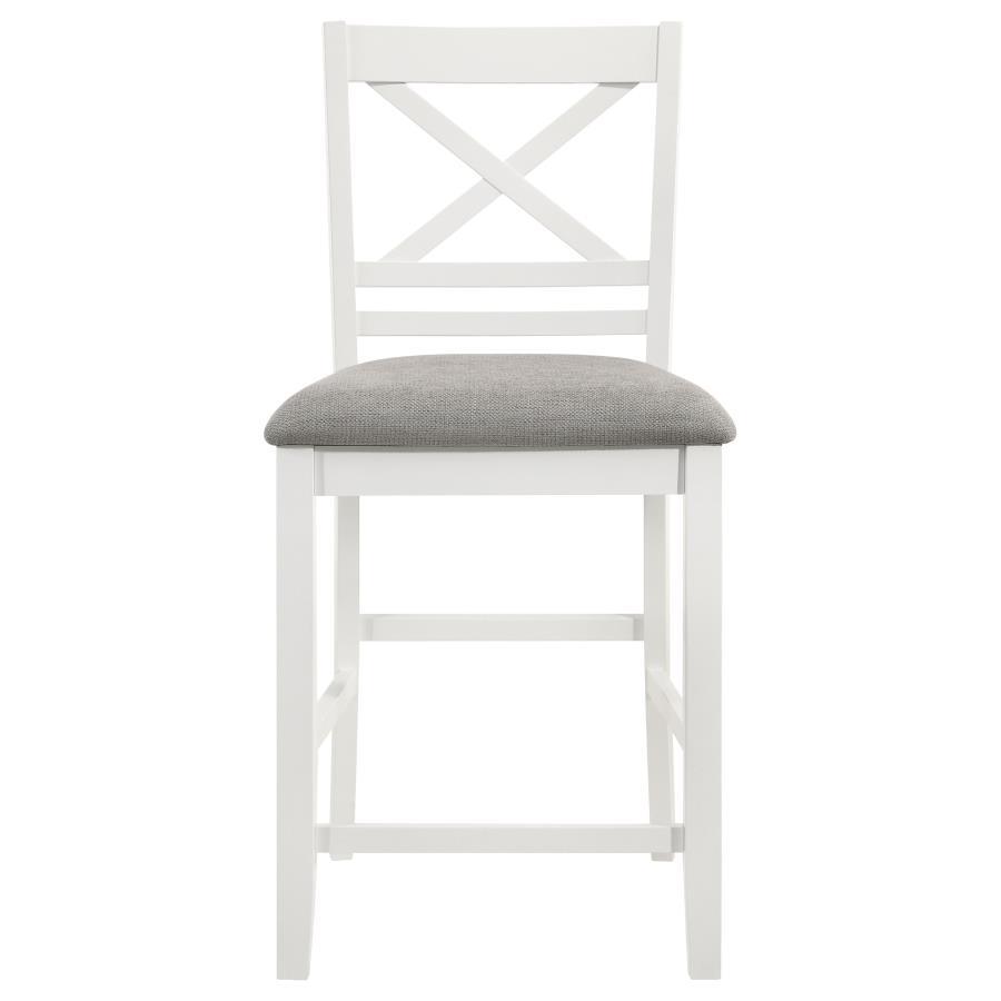 

                    
Coaster Hollis Counter Height Chair Set 2PCS 122249-C-2PCS Counter Height Chair Set Light Grey/White Fabric Purchase 
