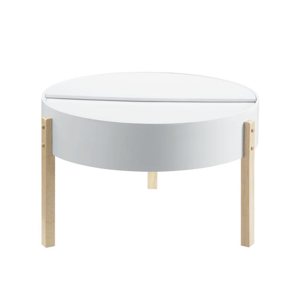 

    
Acme Furniture Bodfish Coffee Table White 83215
