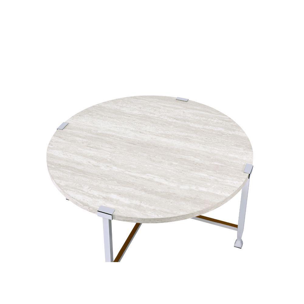 

    
83210-3pcs Modern White Oak Coffee Table + End Table + Sofa Table by Acme Brecon 83210-3pcs
