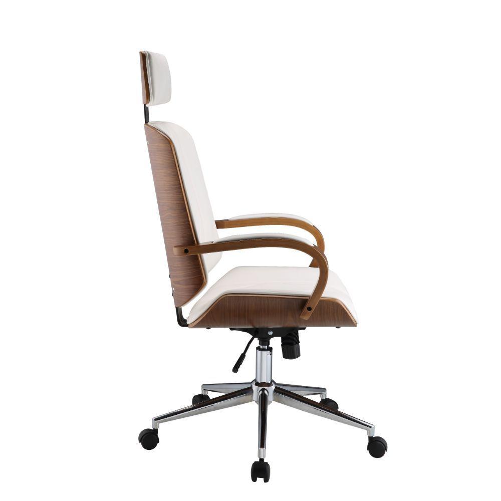 

    
Acme Furniture Yoselin Executive Office Chair Walnut/White 92513
