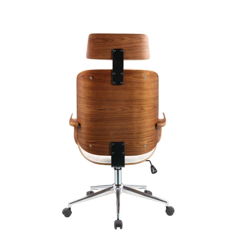 

                    
Acme Furniture Yoselin Executive Office Chair Walnut/White PU Purchase 
