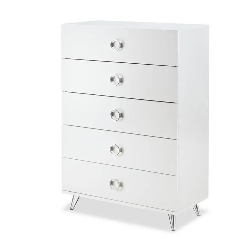 

    
Acme Furniture Perse Bedroom Set White BD00548Q-6pcs
