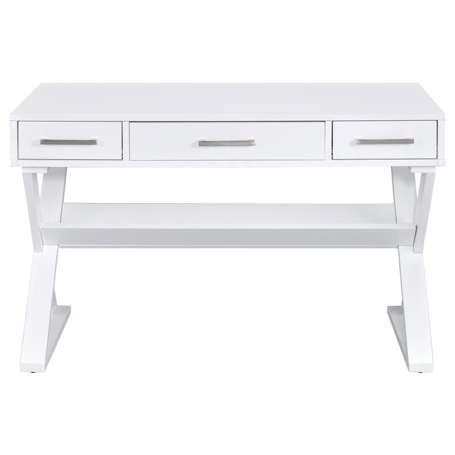 Modern Writing Desk 800912 Krista 800912 in White 
