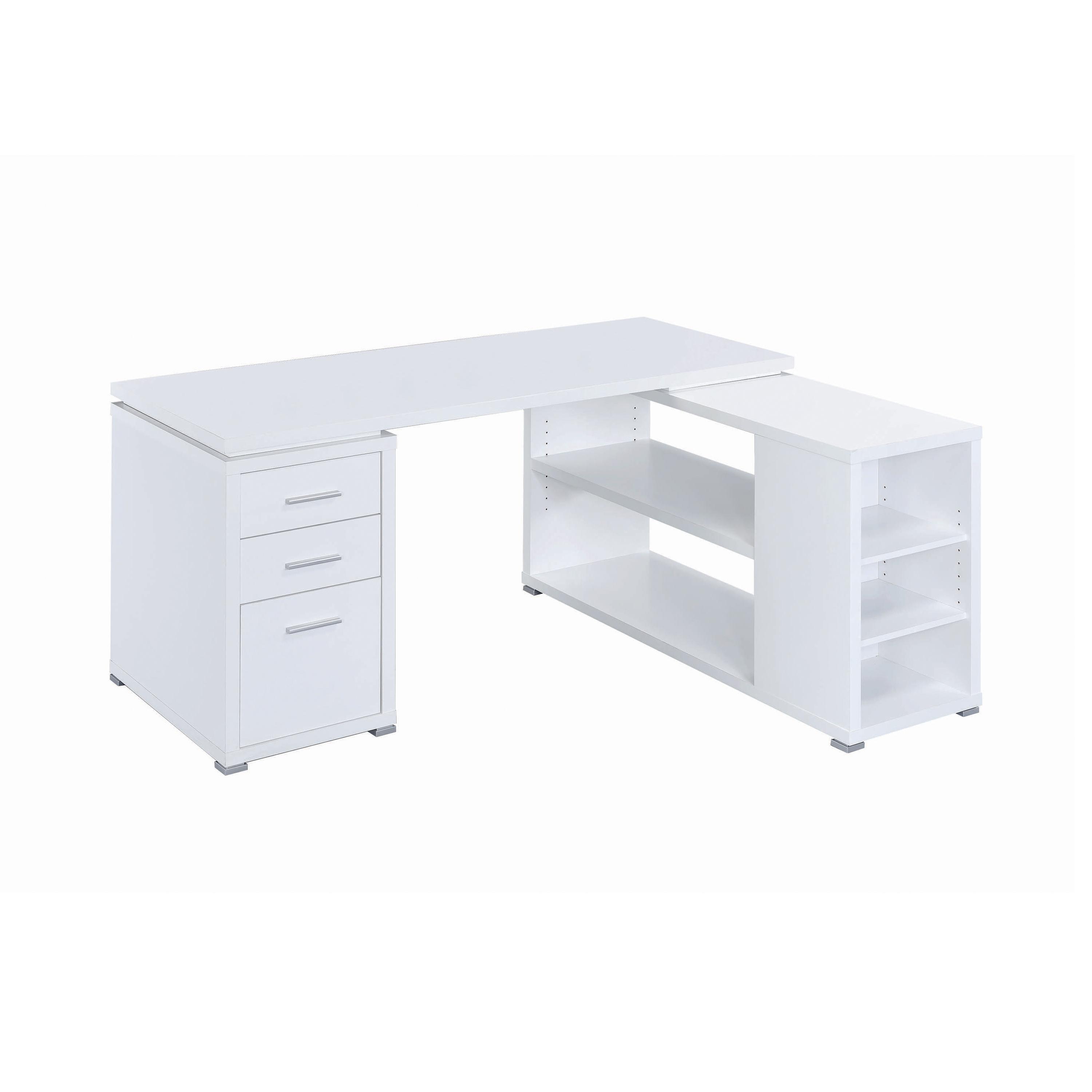Modern Office Desk 800516 Yvette 800516 in White 