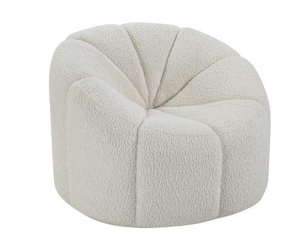 Modern Swivel Chair Osmash LV00230 in White 