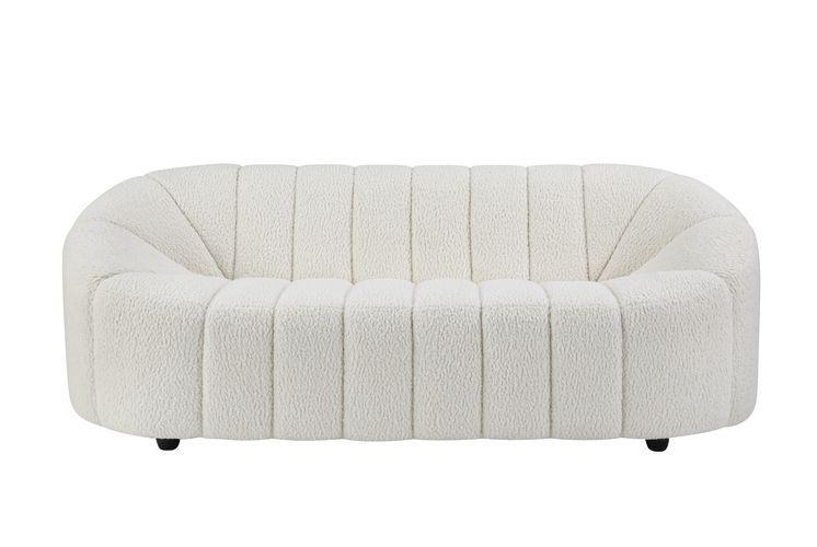 

    
Modern White Teddy Sherpa Sofa by Acme Osmash LV00229
