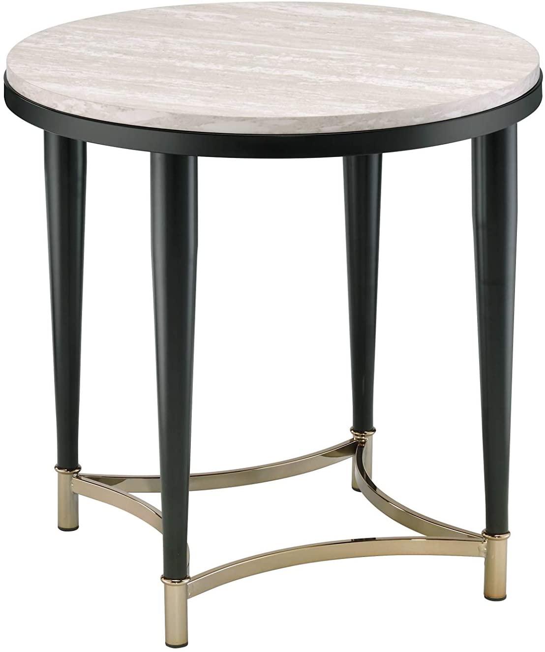 

    
Modern White Washed & Black End Table by Acme Ayser 85382
