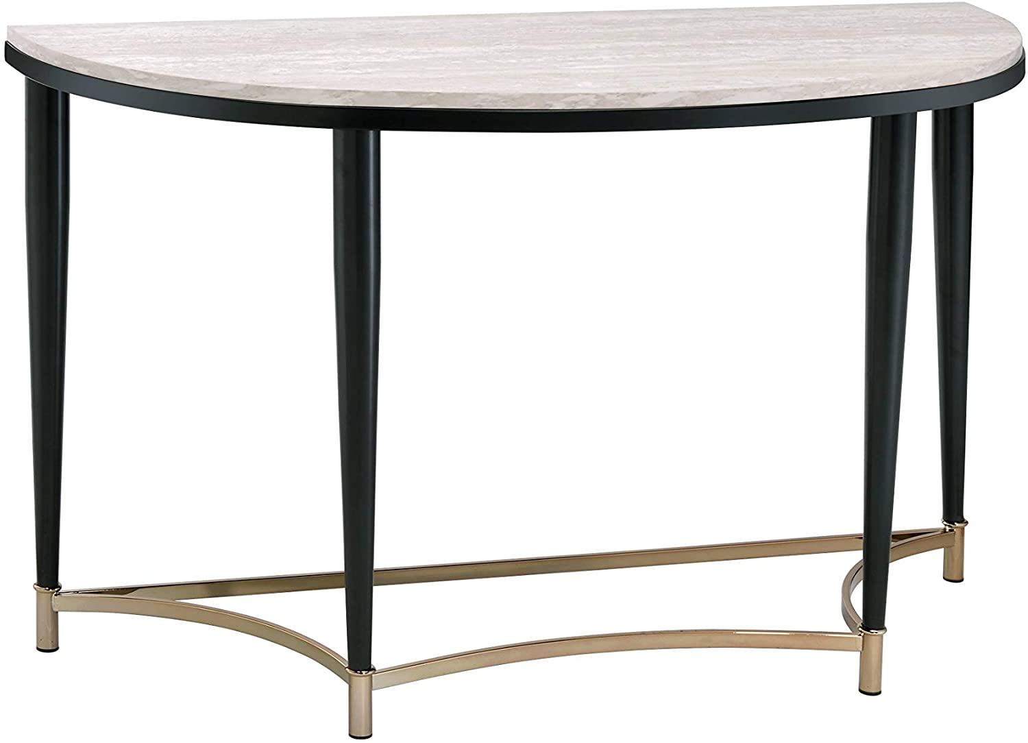 

    
Modern White Washed & Black Sofa Table by Acme Ayser 85383
