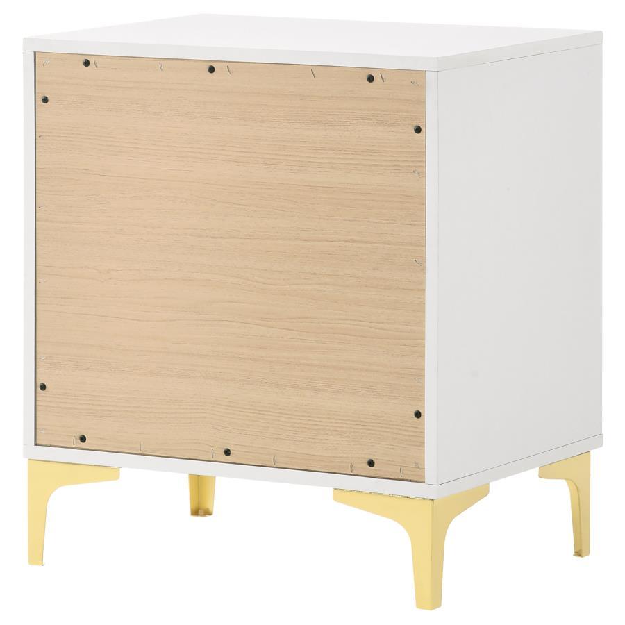 

                    
Buy Modern White Wood California King Panel Bedroom Set 3PCS Coaster Kendall 224401KW
