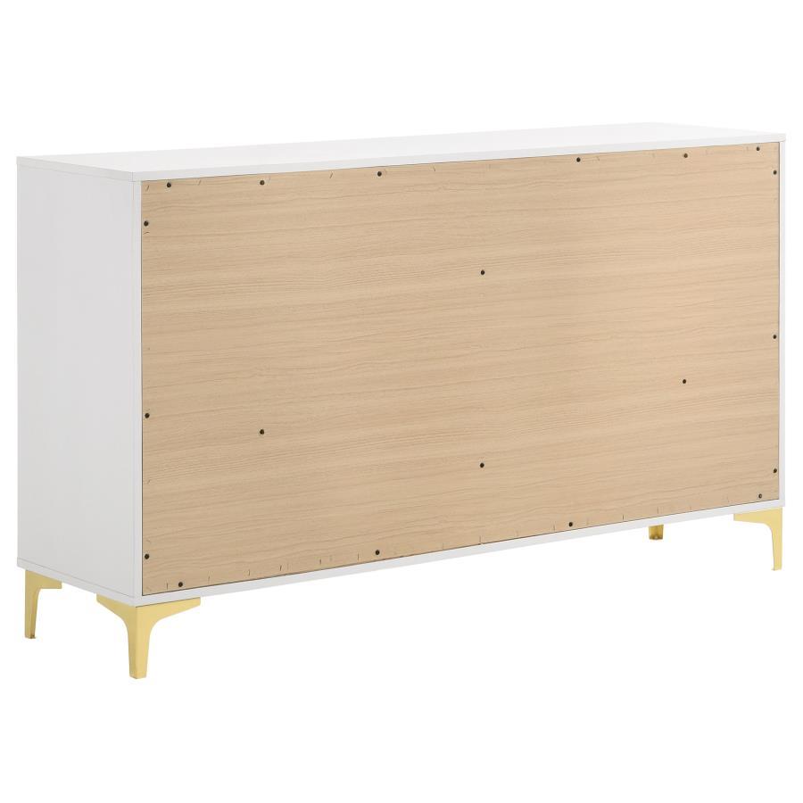 

        
21519184989498Modern White Wood Dresser With Mirror 2PCS Coaster Kendall 224403
