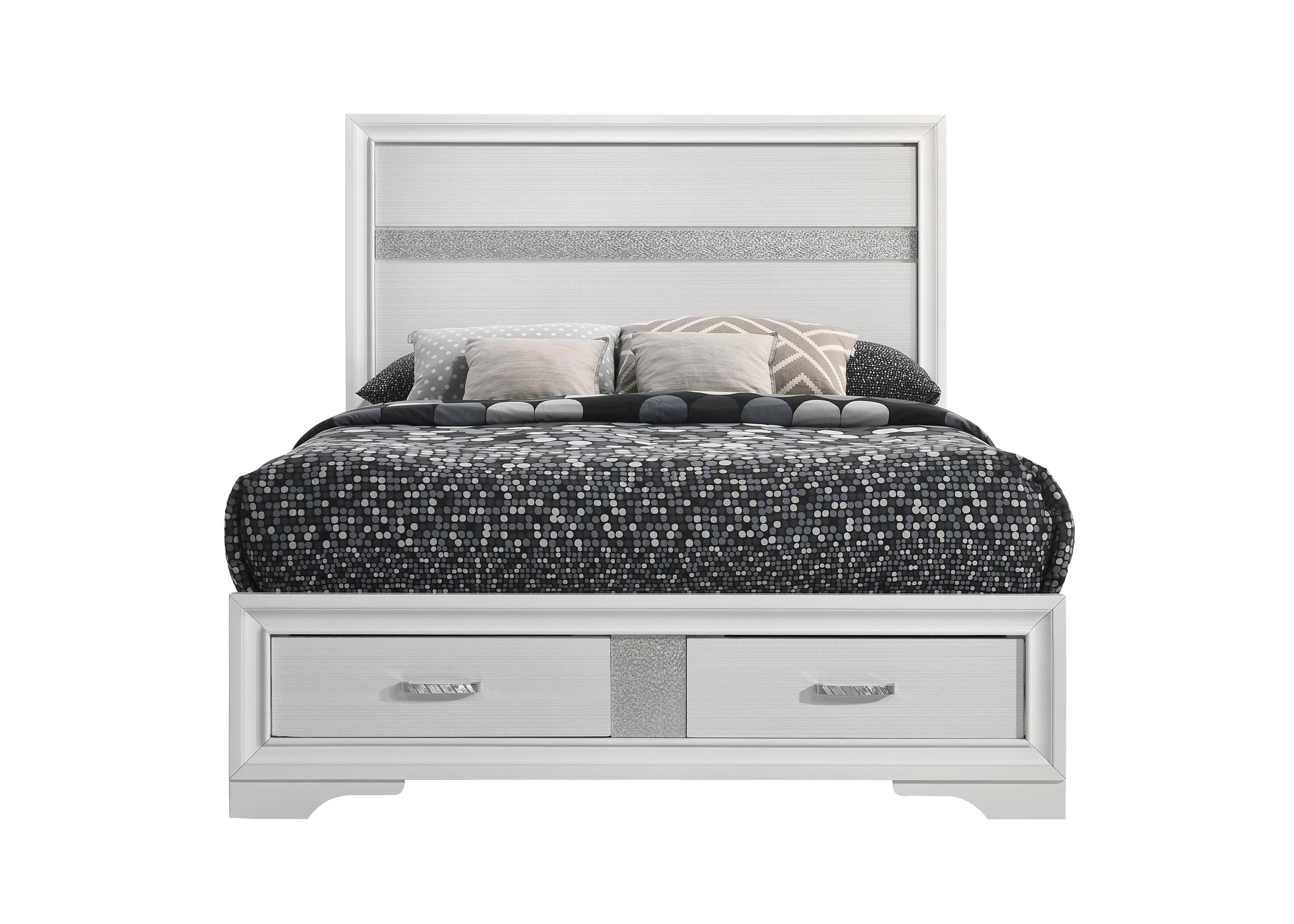 

    
Modern White Wood Full Storage Bed Coaster 205111F Miranda
