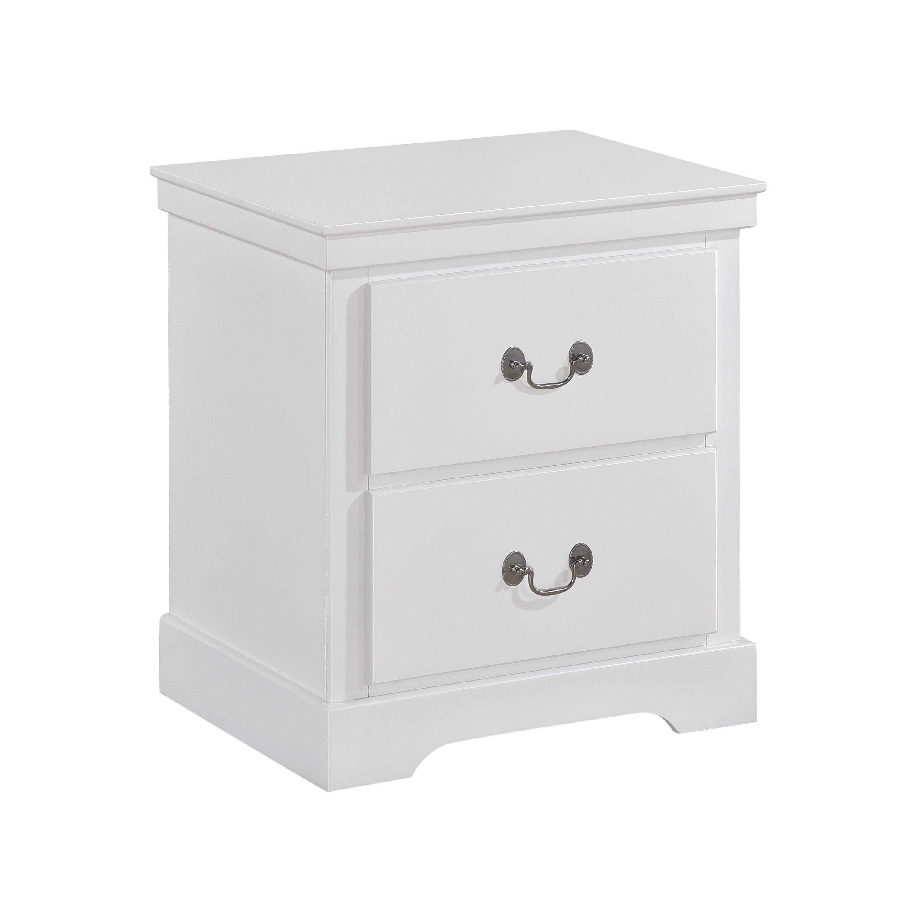 Modern Nightstand 1519WH-4 Seabright 1519WH-4 in White 