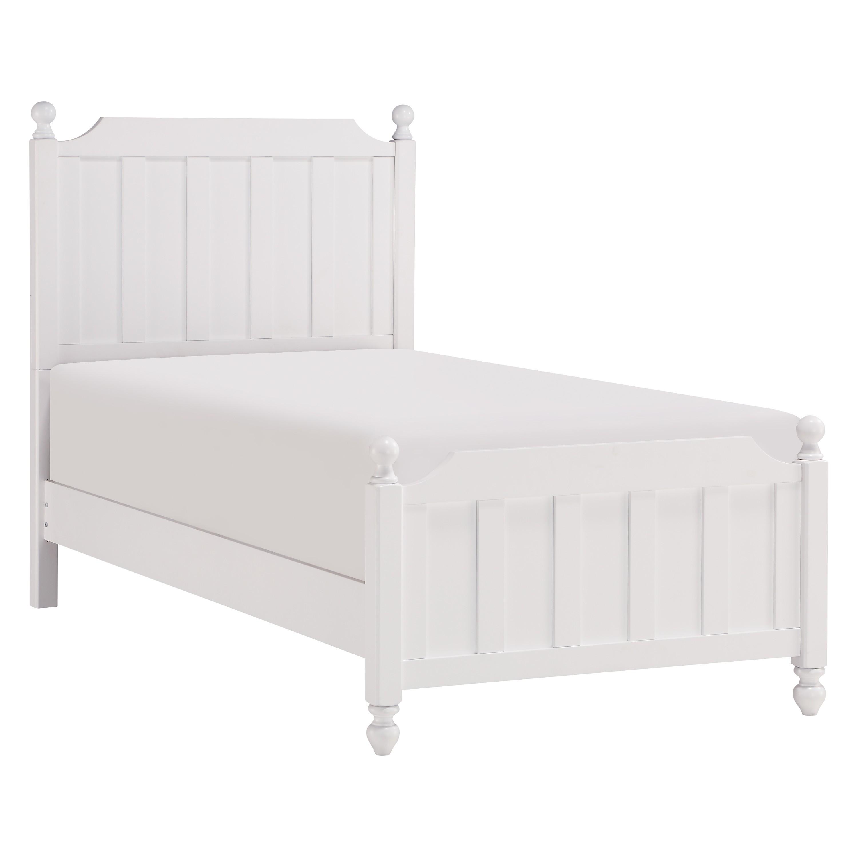 Modern Bed 1803WT-1* Wellsummer 1803WT-1* in White 