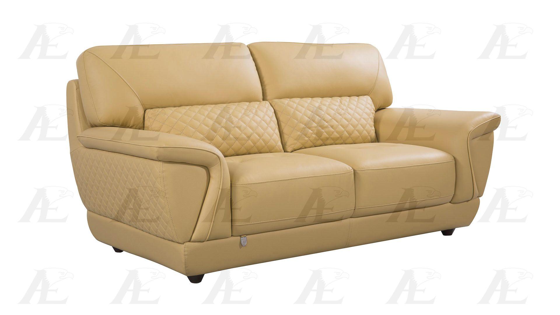 

    
EK099-YO- Set-3 Yellow Italian Leather Sofa Set 3 Pcs EK099-YO American Eagle Modern

