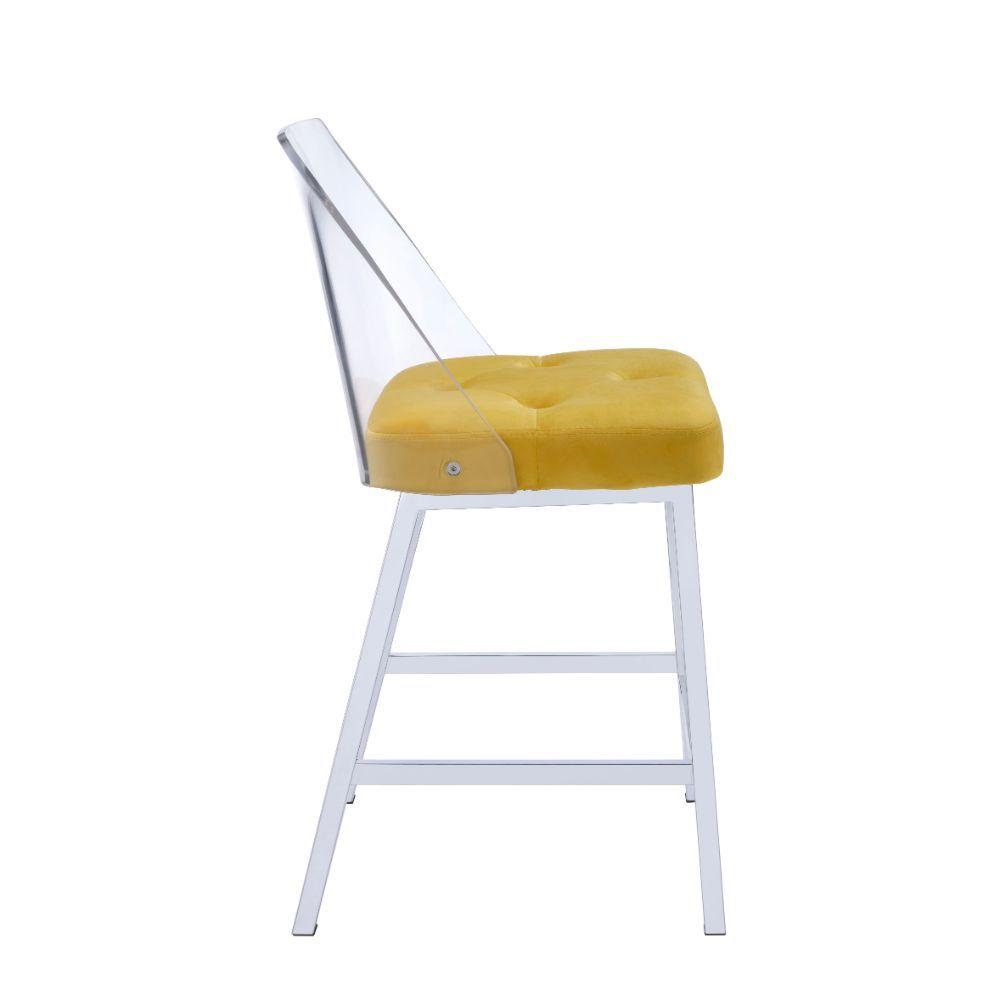 

    
Acme Furniture Nadie II Dining Chair Set Yellow 72174-2pcs
