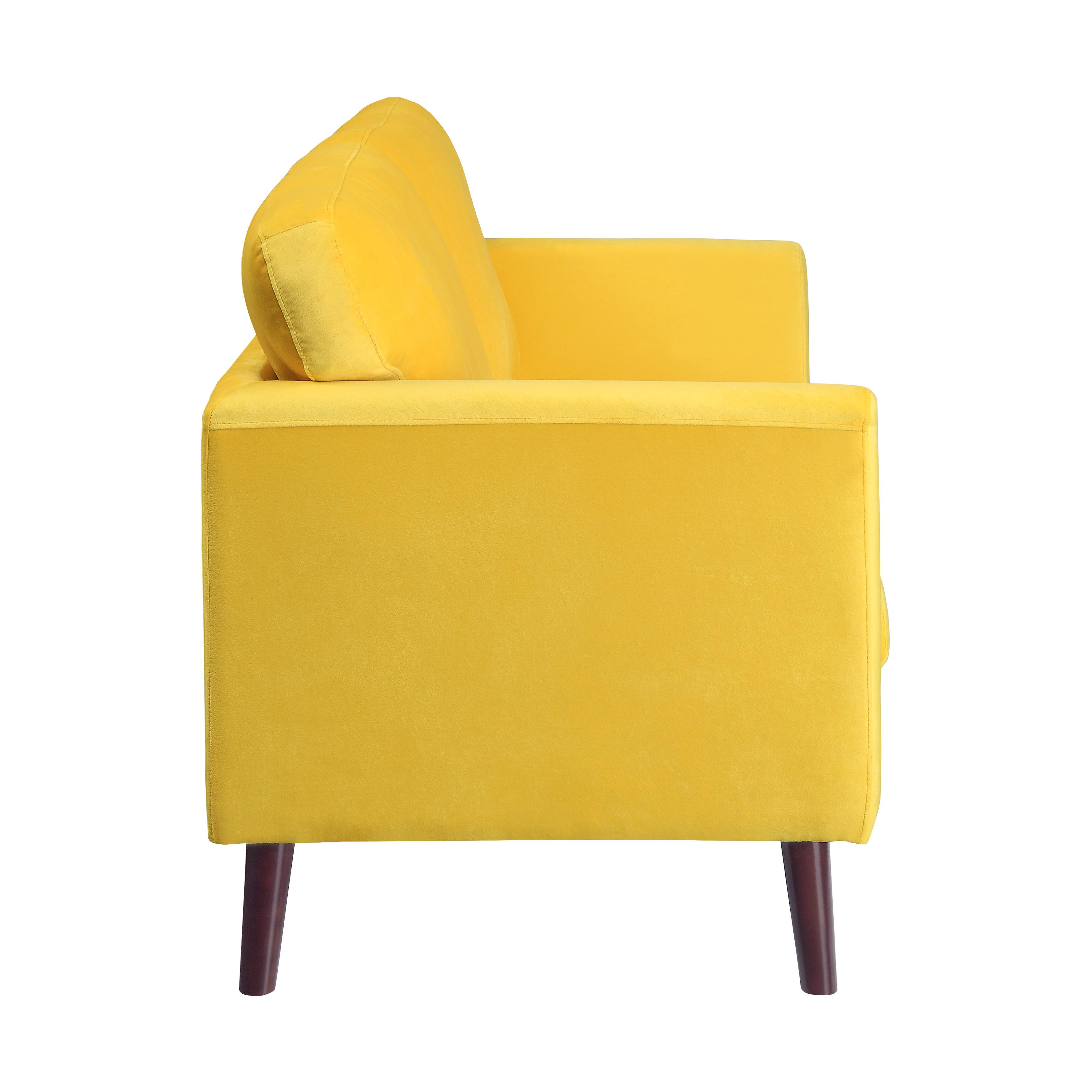 

                    
Buy Modern Yellow Velvet Living Room Set 2pcs Homelegance 9338YW Tolley
