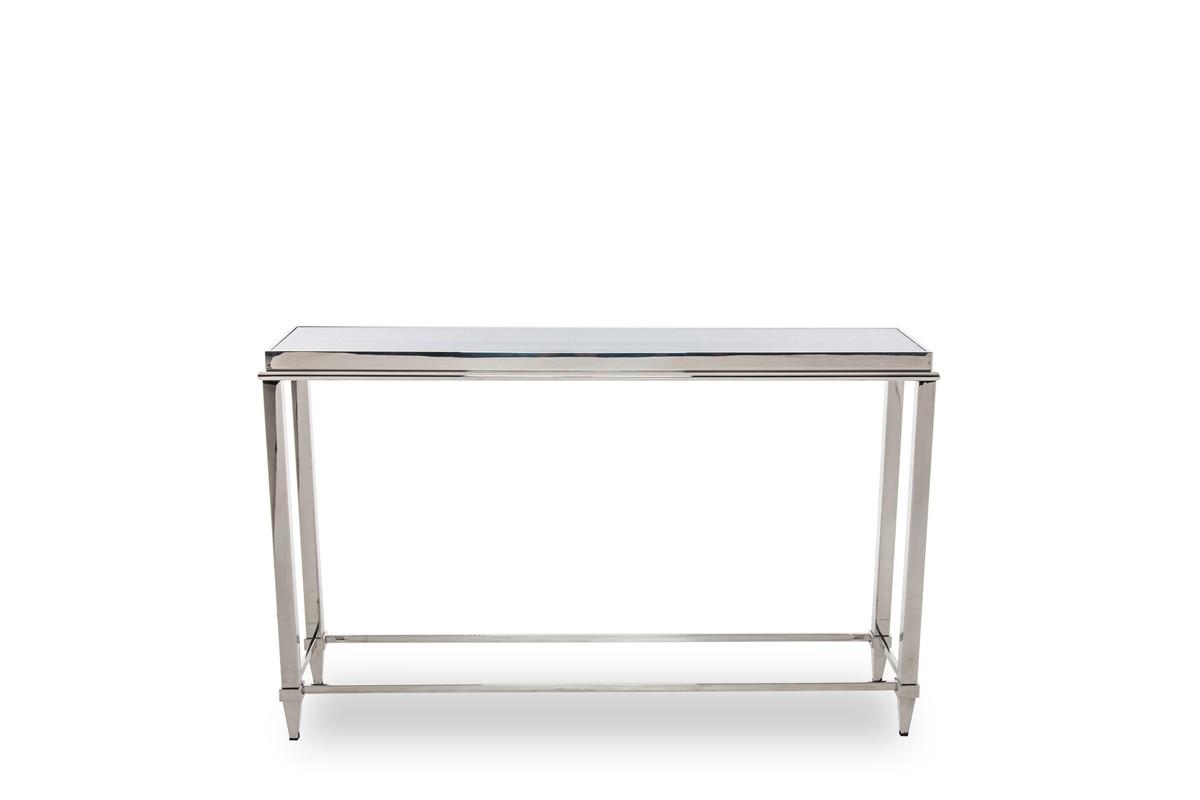 

    
VIG Furniture Modrest Agar Console Table Clear/Gray VGHB235X
