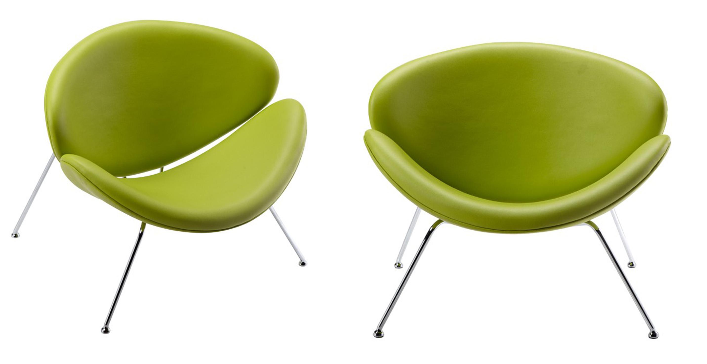 

    
Green Leatherette Accent Chair Set 2Pcs VIG Modrest Anais Contemporary

