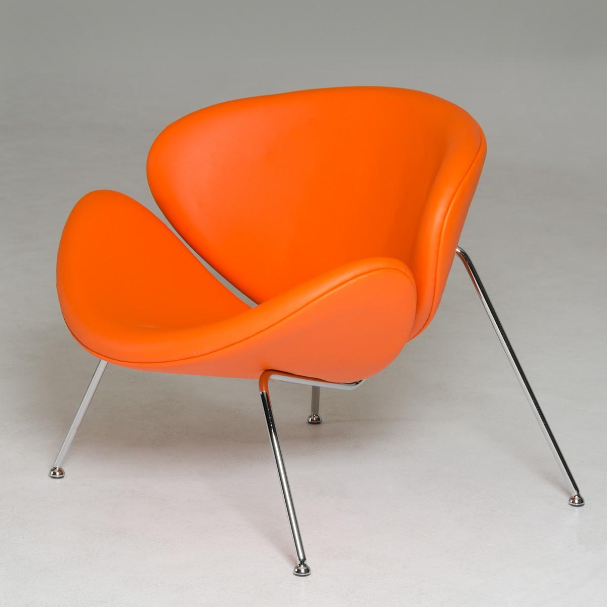 

    
Orange Leatherette Accent Chair Set 2Pcs VIG Modrest Anais Contemporary
