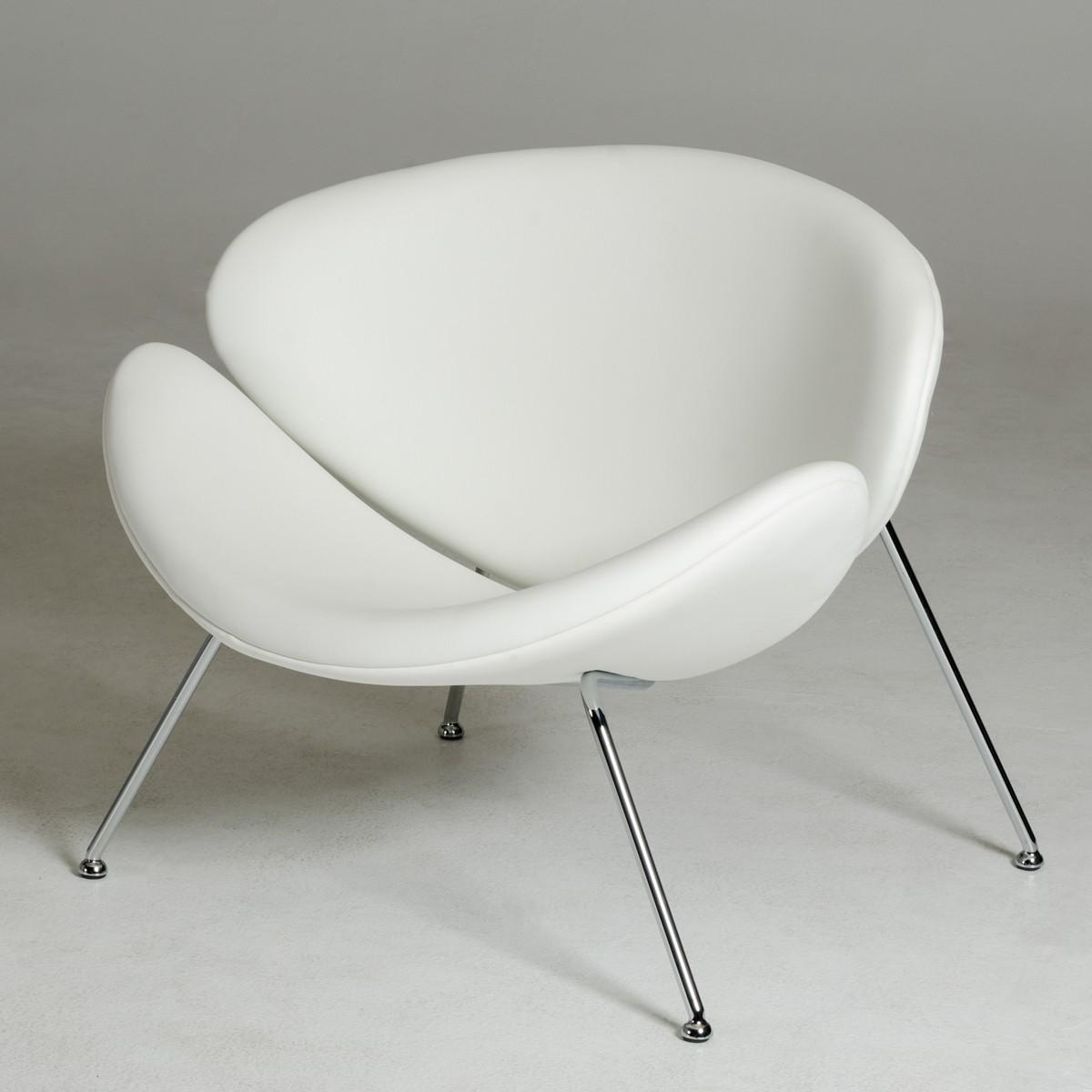 

    
White Leatherette Accent Chair set 2pcs VIG Modrest Anais Contemporary
