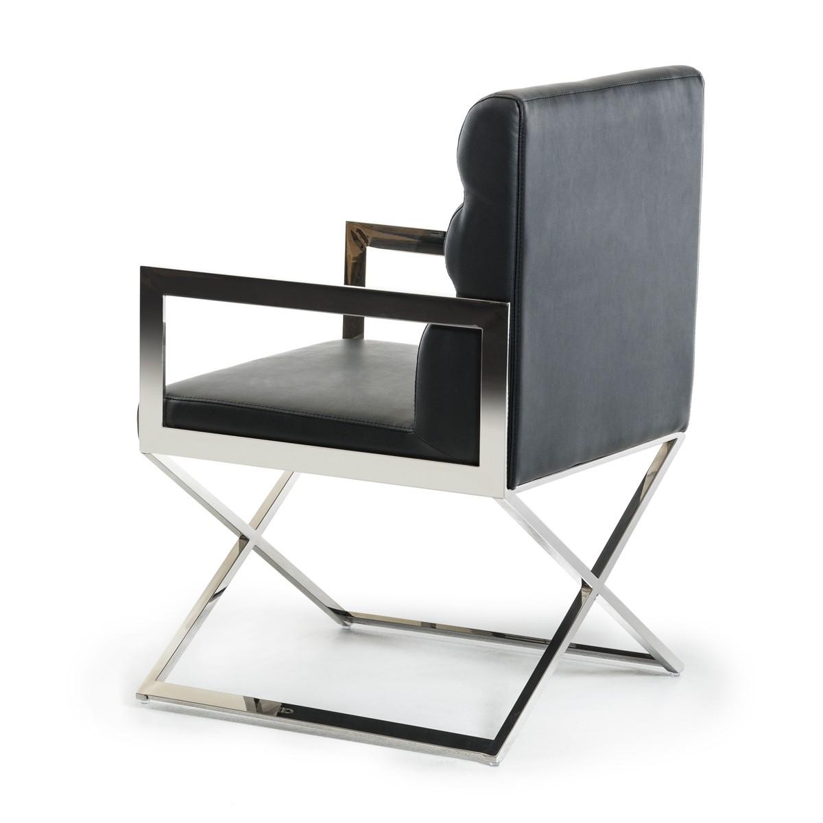 

    
VIG Furniture Modrest Capra Dining Arm Chair Black VGVCB8108VG-BLK
