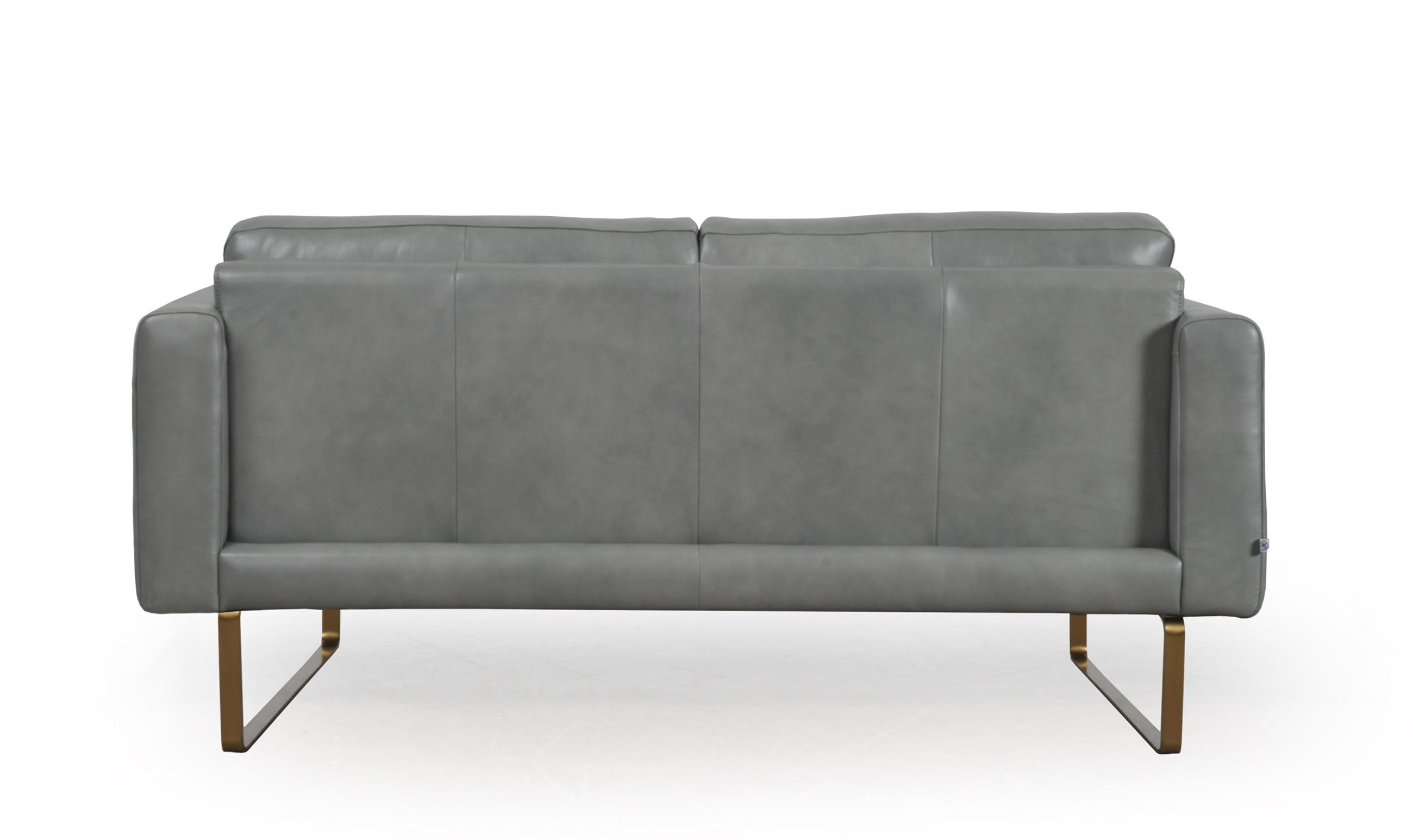 

    
 Photo  Gray Top Grain Leather Sofa Set 3Pcs 365 Frensen Moroni Modern Contemporary
