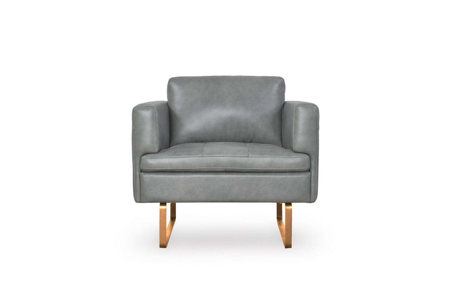 

                    
Buy Gray Top Grain Leather Sofa Set 3Pcs 365 Frensen Moroni Modern Contemporary
