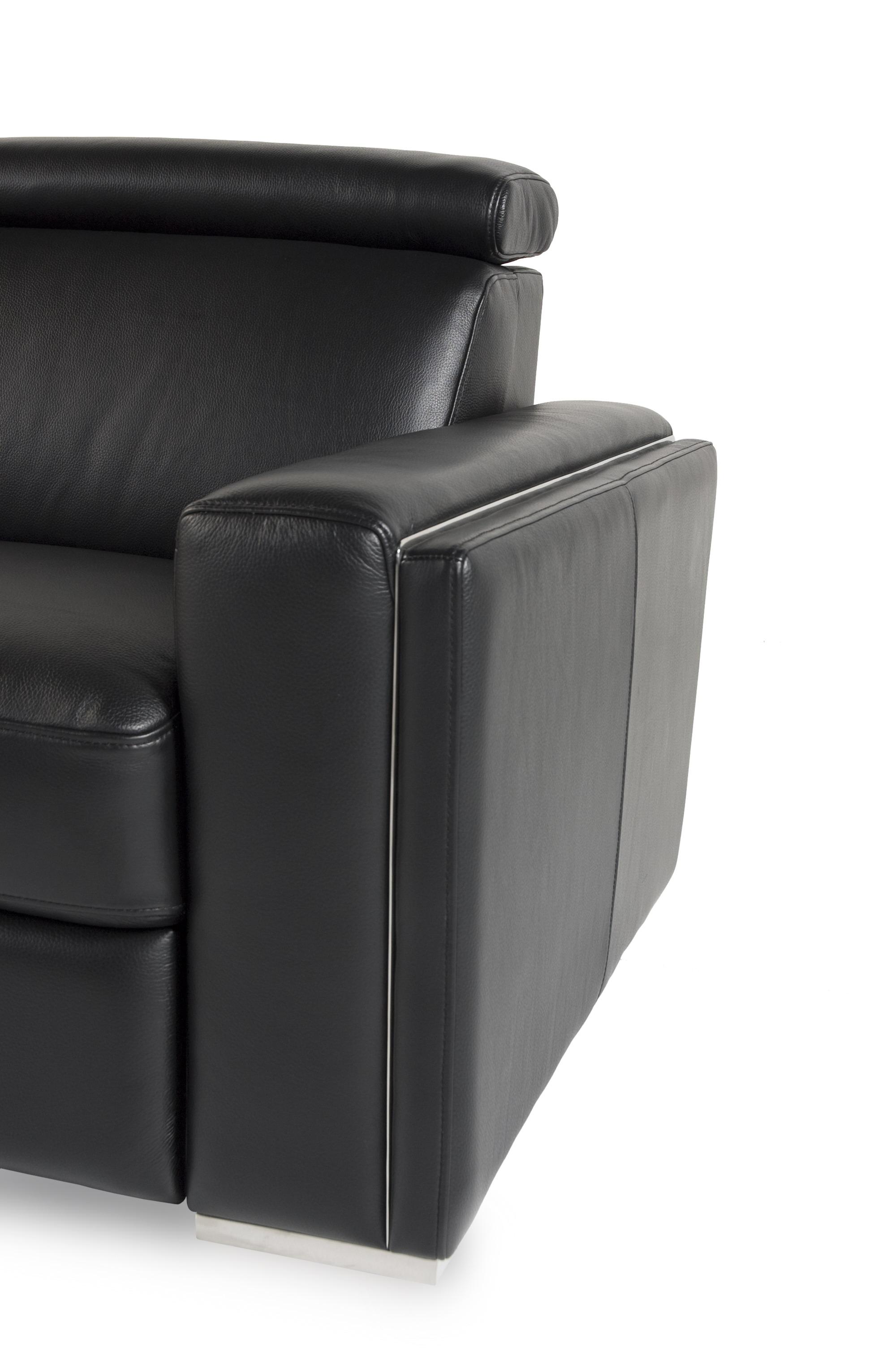 

    
 Photo  Black Top Grain Leather Motorized Sofa Set 3Pcs Ellie 531 Moroni Contemporary
