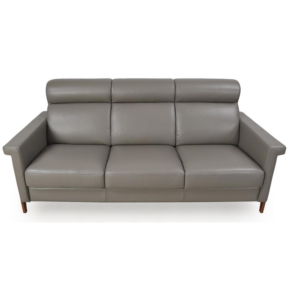 

    
Storm Top Grain Leather Mid Century Sofa Set 3Pc Harvard 579 Moroni Contemporary
