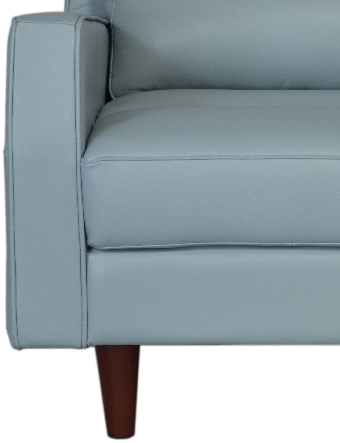 

    
Moroni Isabel 348 Bluette Top Grain Leather Upholstery Mid-Century Loveseat
