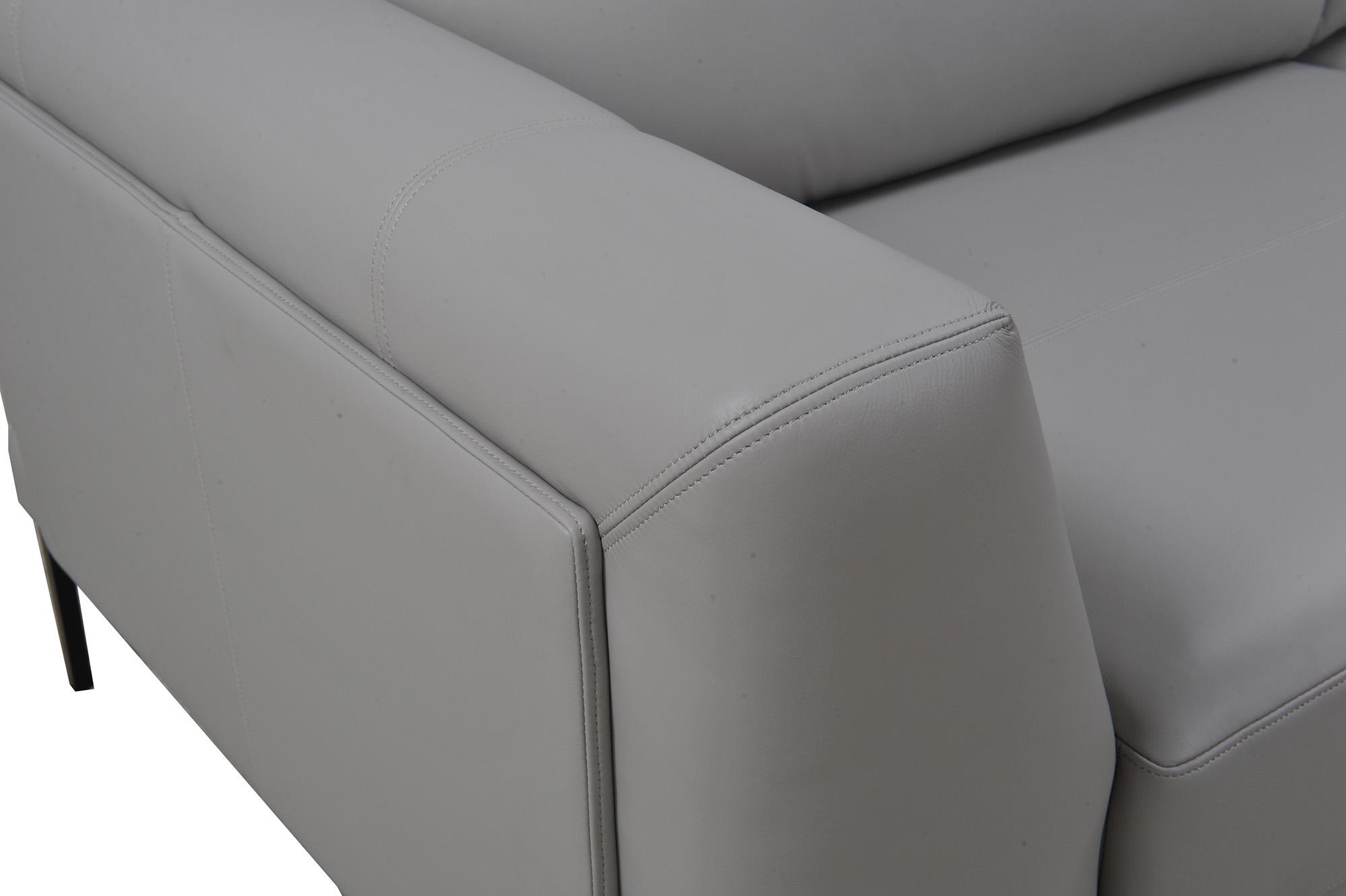 

                    
Buy Light Grey Top Grain Leather Sofa Set 2Pc Kerman 578 Moroni Contemporary Modern
