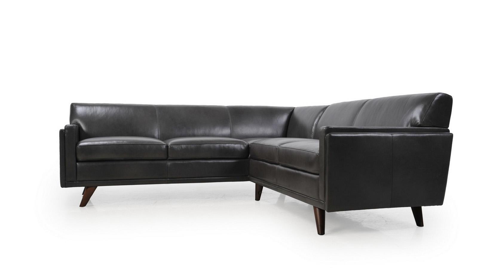 

    
Charcoal Full Top Grain Leather Sectional Sofa Milo 361 Moroni Contemporary
