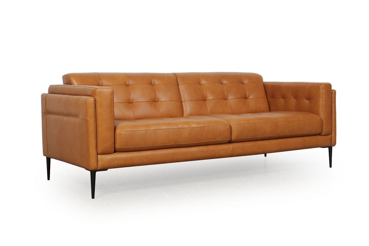 

    
Tan Top Grain Leather Sofa Murray 440 Moroni Contemporary Modern
