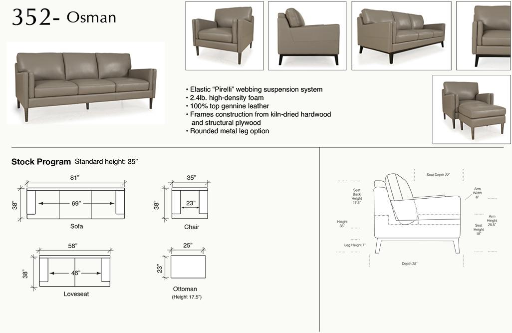 

                    
Moroni Osman 352 Arm Chairs Dark Gray Top grain leather Purchase 
