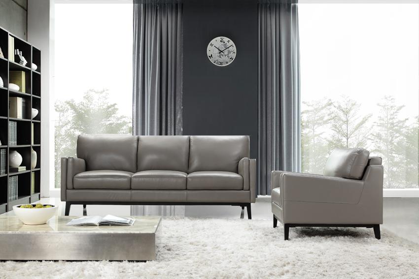 

                    
Buy Moroni Osman 352 Dark Grey Top Grain Leather Upholstery Mid-Century Sofa
