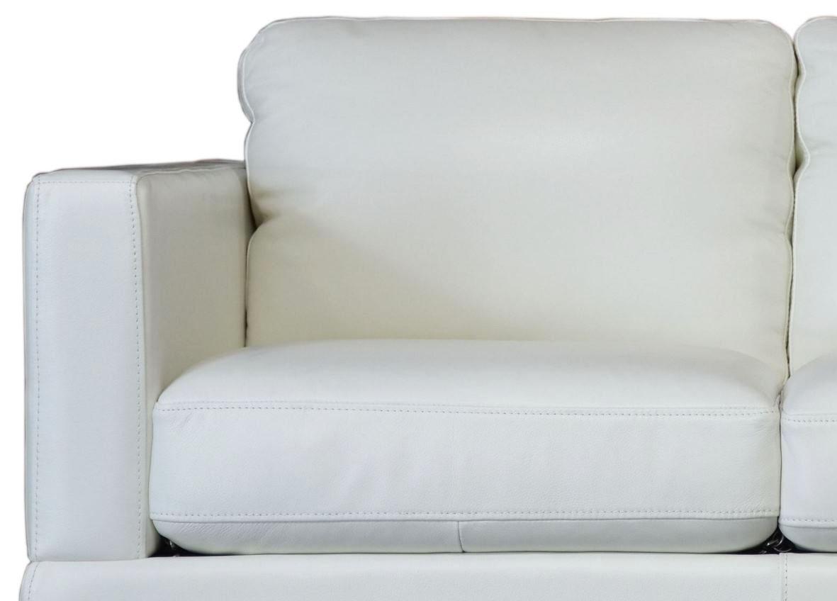 

    
Snow White Top Grain Leather Upholstery Contemporary Loveseat Moroni Tobia 351
