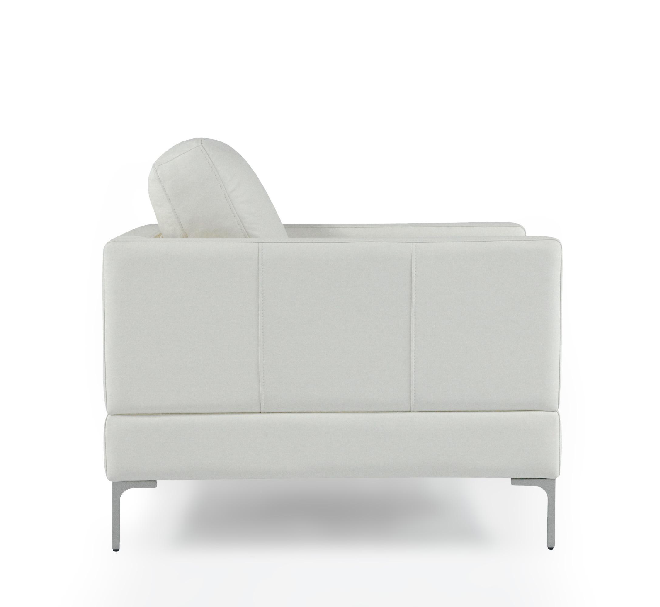 

    
 Shop  Snow White Top Grain Leather Upholstery Sofa Set 2Pcs Modern Moroni Tobia 351
