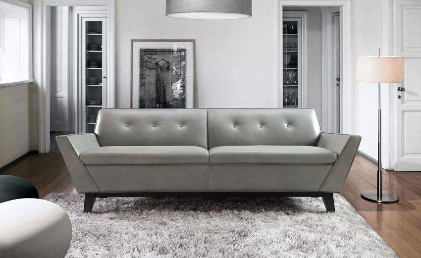 

    
Wegner 360-Sofa Set-2 Moroni Wegner 360 Grey Top Grain Leather Upholstery Mid-Century Sofa Set 2Pcs
