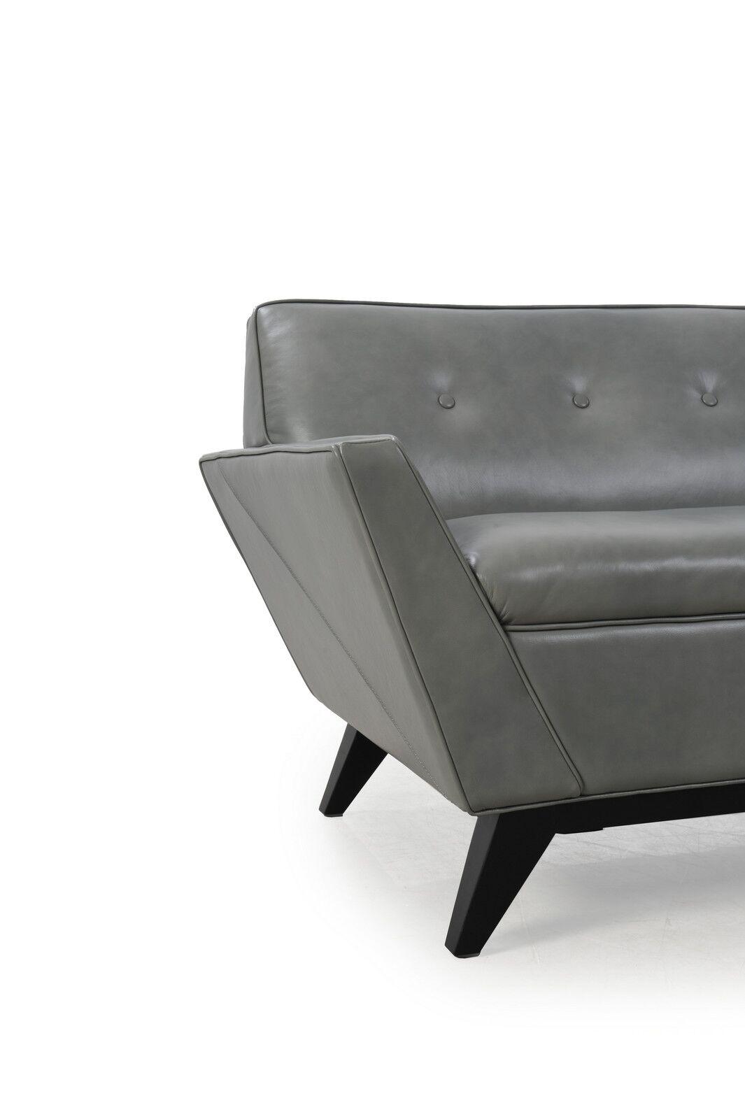 

    
Wegner 360-Sofa Set-3 Moroni Wegner 360 Grey Top Grain Leather Upholstery Mid-Century Sofa Set 3Pcs
