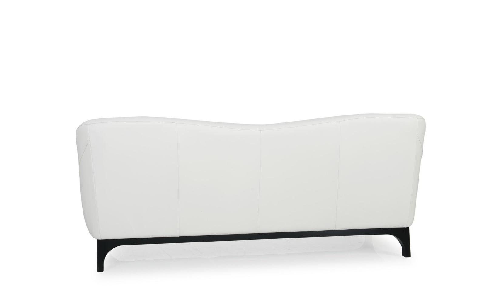 

                    
Buy White Top Grain Leather Upholstery Mid-Century Sofa Set 3Pcs Moroni Wollo 357
