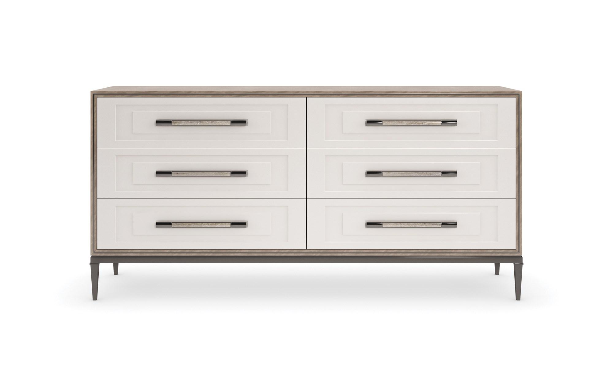 

    
Mountain Smoke & Pearly White Dresser IMPRESSIVE by Caracole
