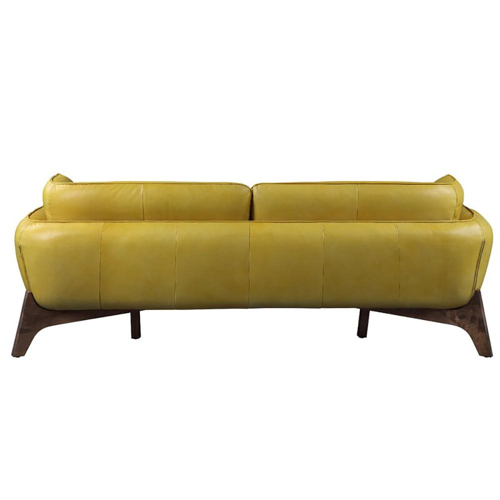 

    
Acme Furniture Pesach Sofa Oak/Yellow Pesach-55075
