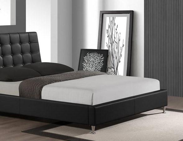 

    
MYCO Furniture Belle Platform Bed Black 2950Q-BK
