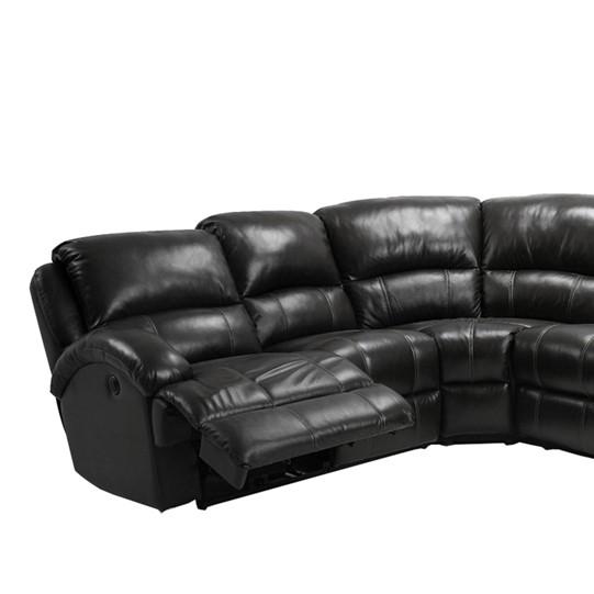 

    
MYCO Furniture Capri Sectional Sofa Black CA830-BK

