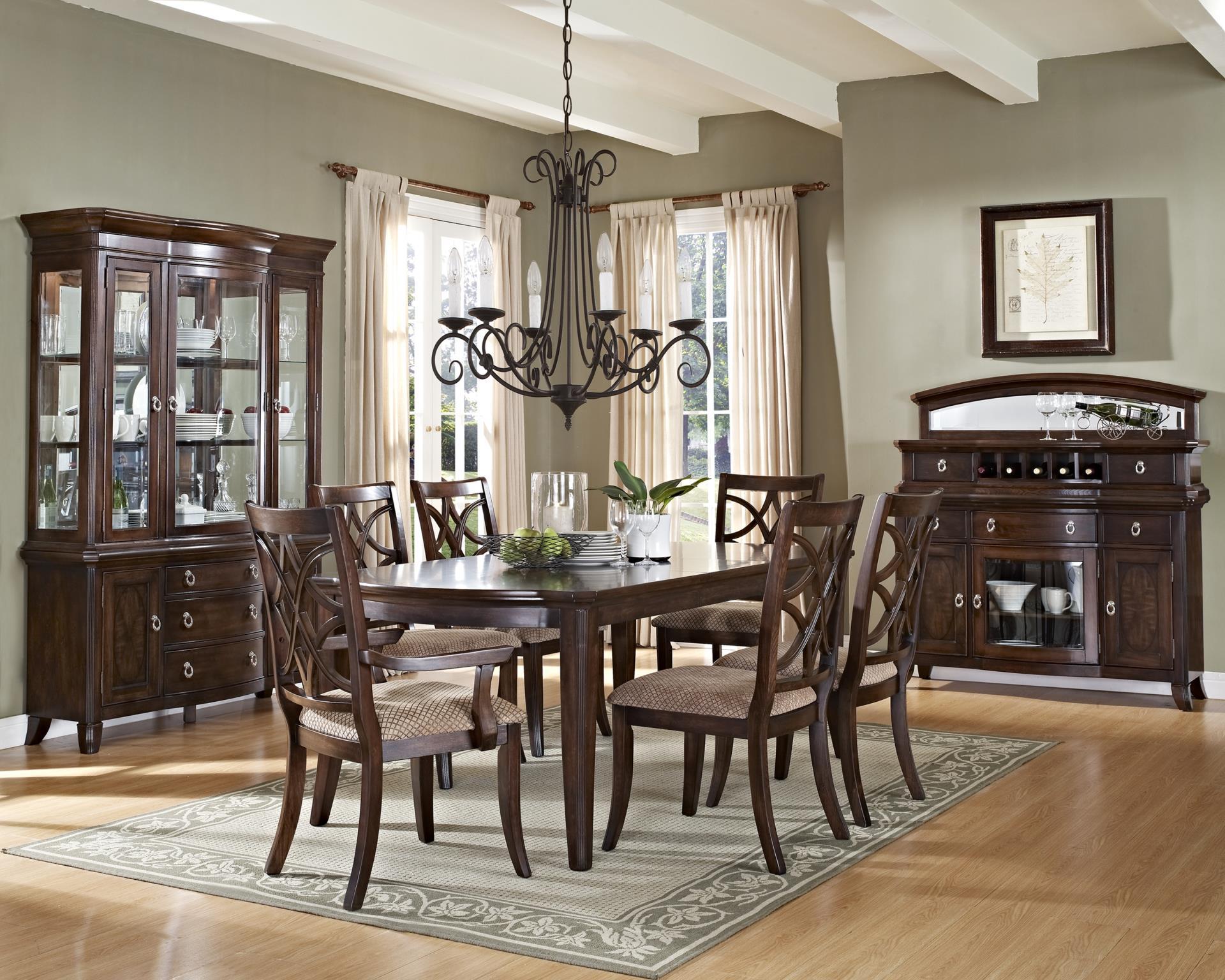 

    
MYCO Furniture Carly Classic Dark Brown Finish Carved Wood Dining Room Set 5 Pcs
