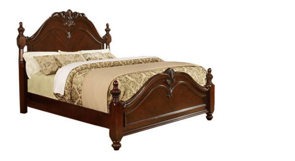 

    
MYCO Furniture CE8261K Celine Rich Cherry Finish Luxury King Platform Bed
