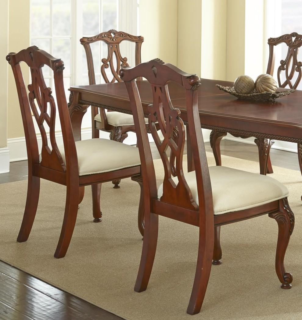 

    
MYCO Furniture Charity Dining Table Set Cherry 8388-DT-Set-5
