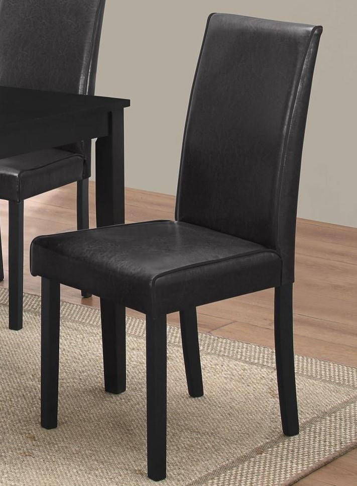 

    
MYCO Furniture Drake Dining Sets Black DR100T-DR100S-BK-DT-Set-5
